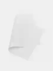 Белый двусторонняя замша, 20*30 см