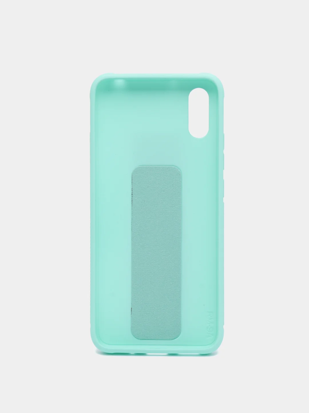 Бирюзовый чехол для Xiaomi Redmi 9A, Сяоми Редми 9А, силиконовый под кожу, с подставкой