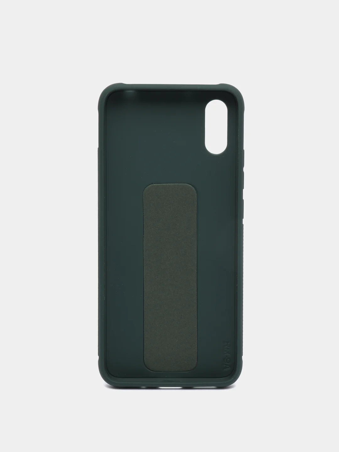 Зеленый чехол для Xiaomi Redmi 9A, Сяоми Редми 9А, силиконовый под кожу, с подставкой