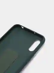 Зеленый чехол для Xiaomi Redmi 9A, Сяоми Редми 9А, силиконовый под кожу, с подставкой