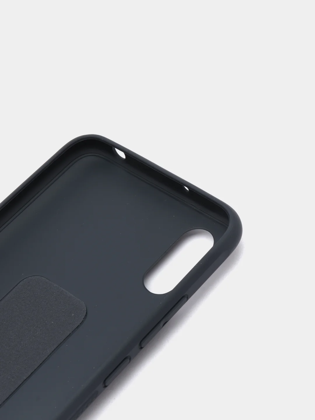 Темно-синий чехол для Xiaomi Redmi 9A, Сяоми Редми 9А, силиконовый под кожу, с подставкой