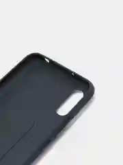 Темно-синий чехол для Xiaomi Redmi 9A, Сяоми Редми 9А, силиконовый под кожу, с подставкой