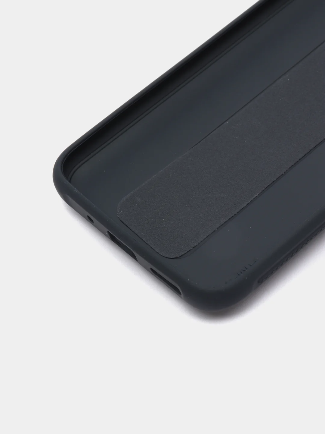 Темно-синий чехол для Xiaomi Redmi 9A, Сяоми Редми 9А, силиконовый под кожу, с подставкой