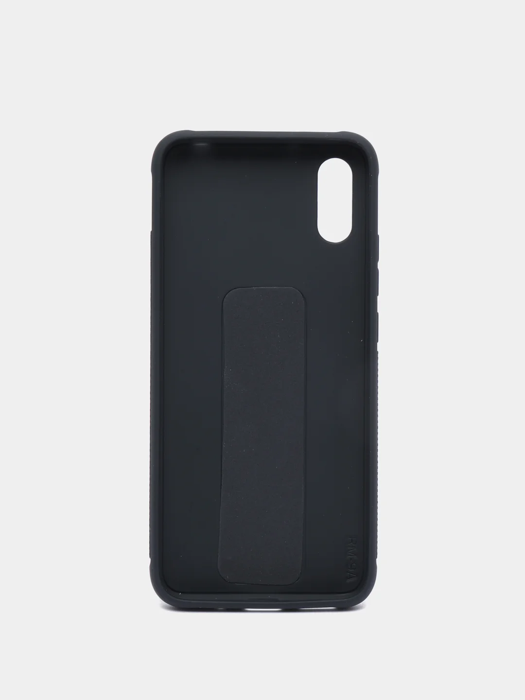 Темно-синий чехол для Xiaomi Redmi 9A, Сяоми Редми 9А, силиконовый под кожу, с подставкой