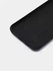 Черный чехол для Xiaomi Redmi 9A, Сяоми Редми 9А, силиконовый под кожу, с подставкой