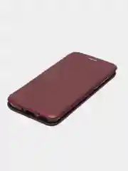 Багровый чехол книжка для Huawei Honor Y8P / Honor 30i / P Smart S