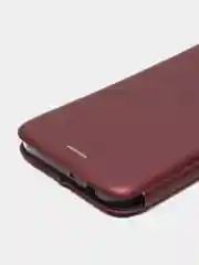 Багровый чехол книжка для Huawei Honor Y8P / Honor 30i / P Smart S