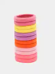 Кораллово-розовый резинки для волос 12 штук