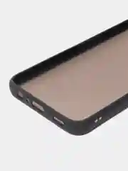 Черный чехол Samsung Galaxy A03, Самсунг Галакси А03 пластиковый, матовый, с цветными кнопками