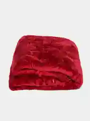 Багровый плед-покрывало двухстороннее, 160*210