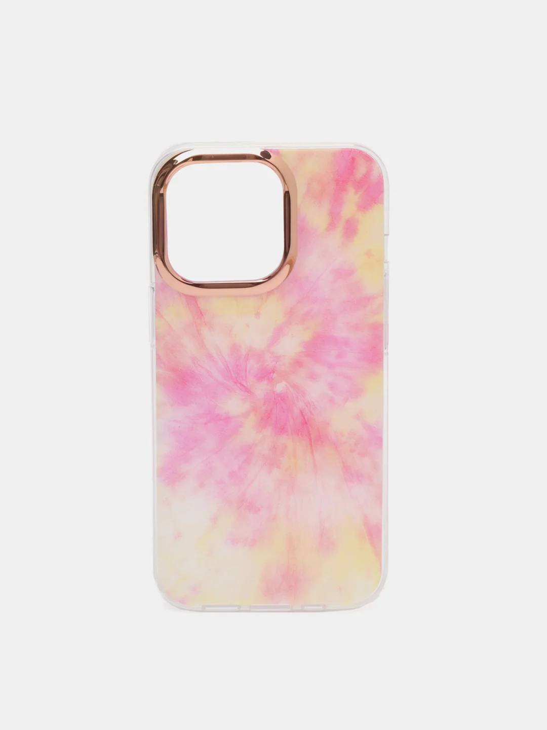 Желтый чехол для iPhone 13 Pro "Акварель"