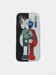 Алый чехол Kaws на iPhone 12, светящийся