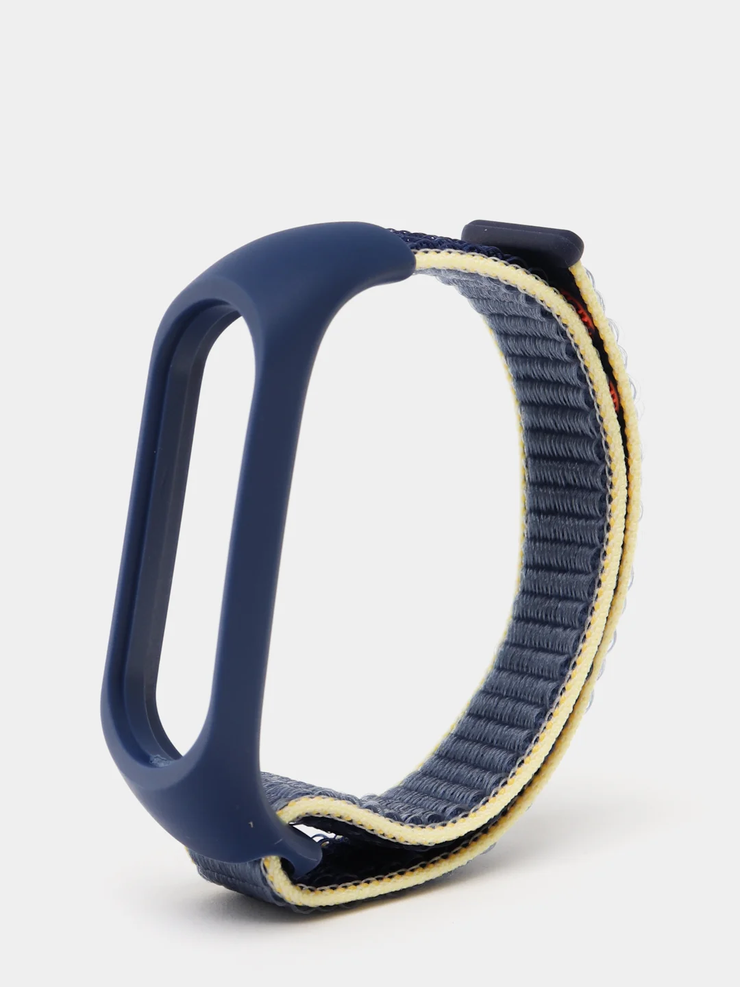 Индиго ремешок нейлоновый для Xiaomi mi band 4/5/6/7, на липучке, Сяоми ми банд
