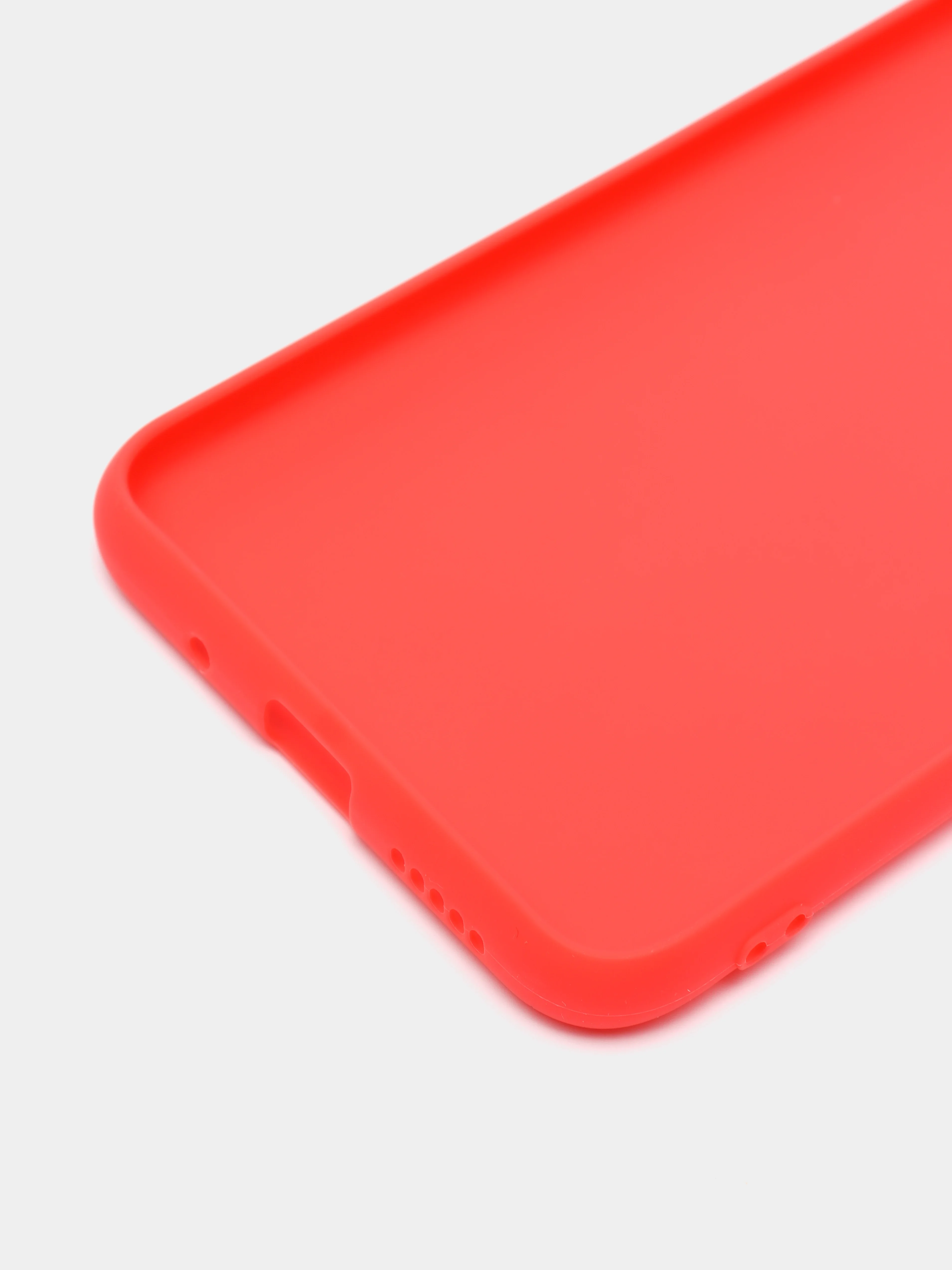 Алый силиконовый однотонный чехол Xiaomi redmi 10C