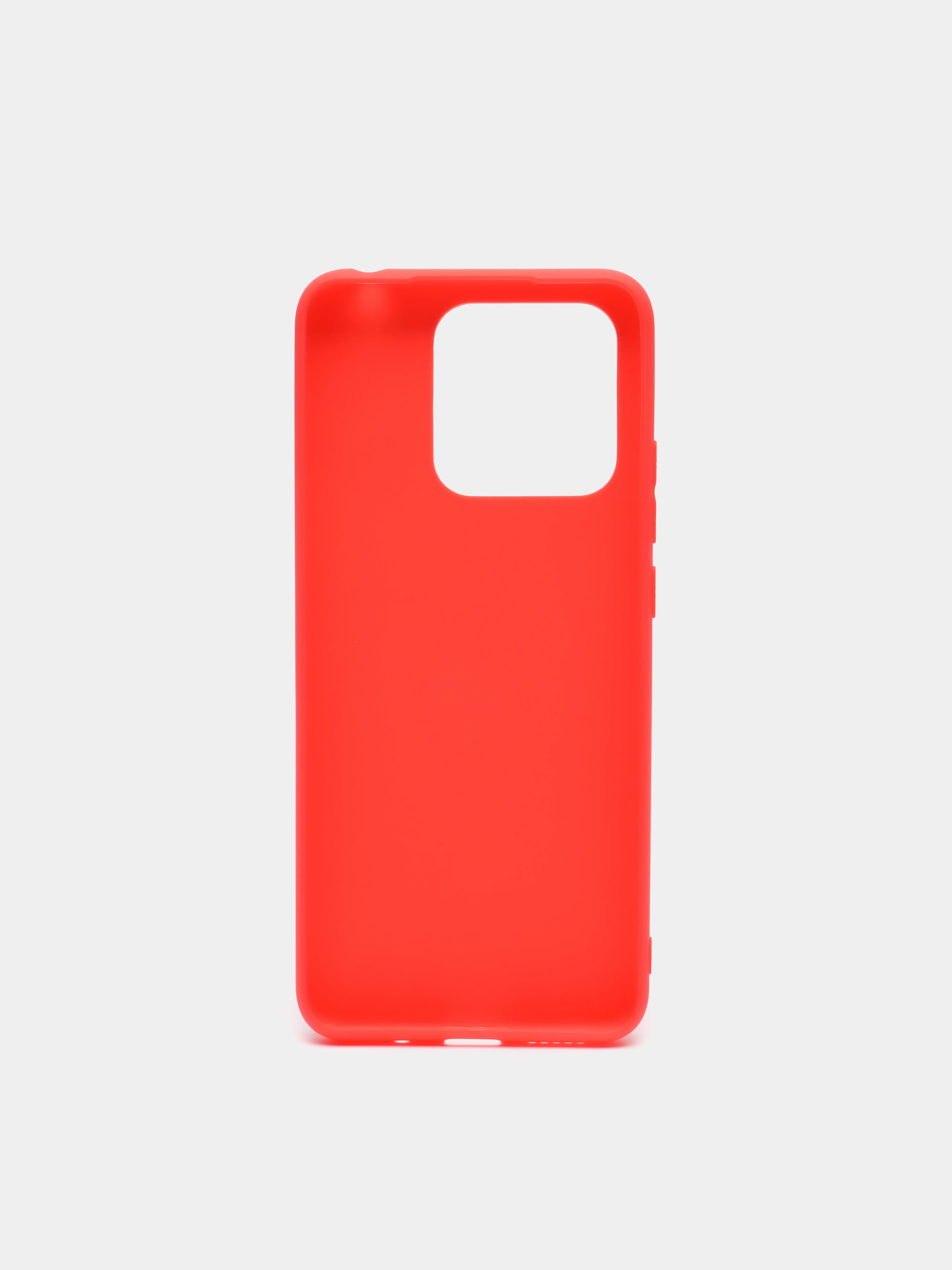 Алый силиконовый однотонный чехол Xiaomi redmi 10C