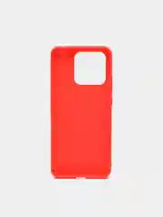 Алый силиконовый однотонный чехол Xiaomi redmi 10C