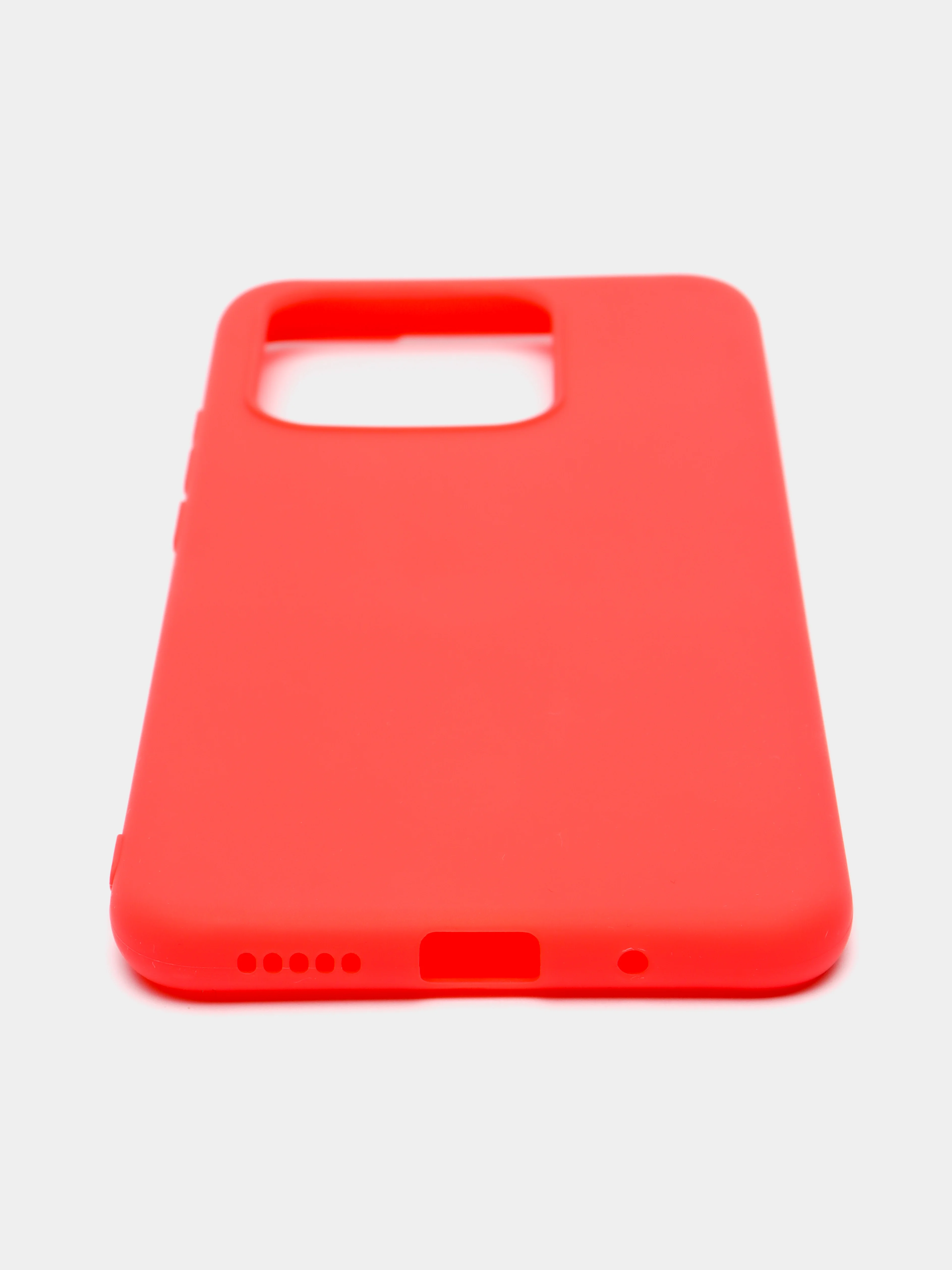 Алый силиконовый однотонный чехол Xiaomi redmi 10C