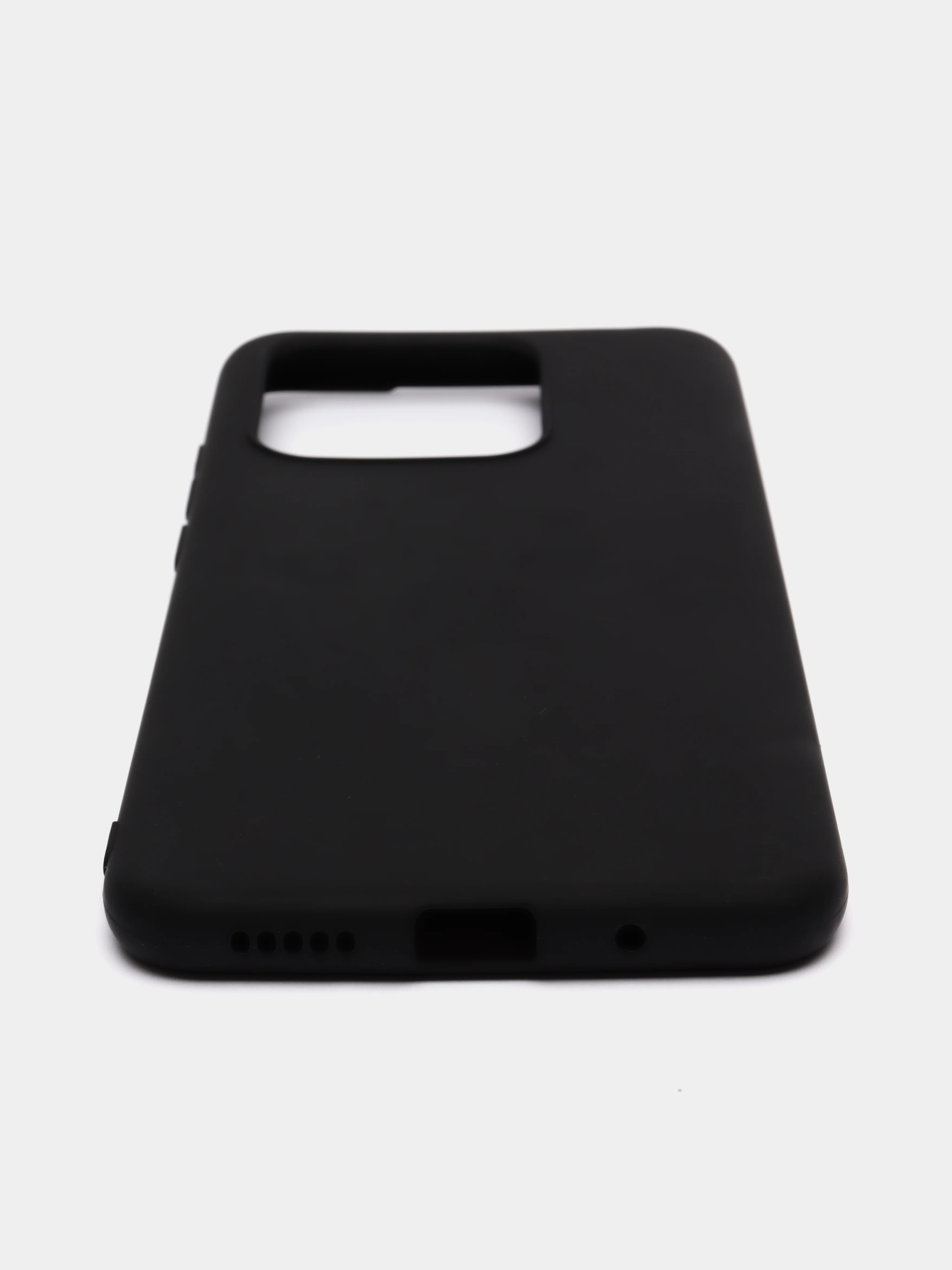 Черный силиконовый однотонный чехол Xiaomi redmi 10C
