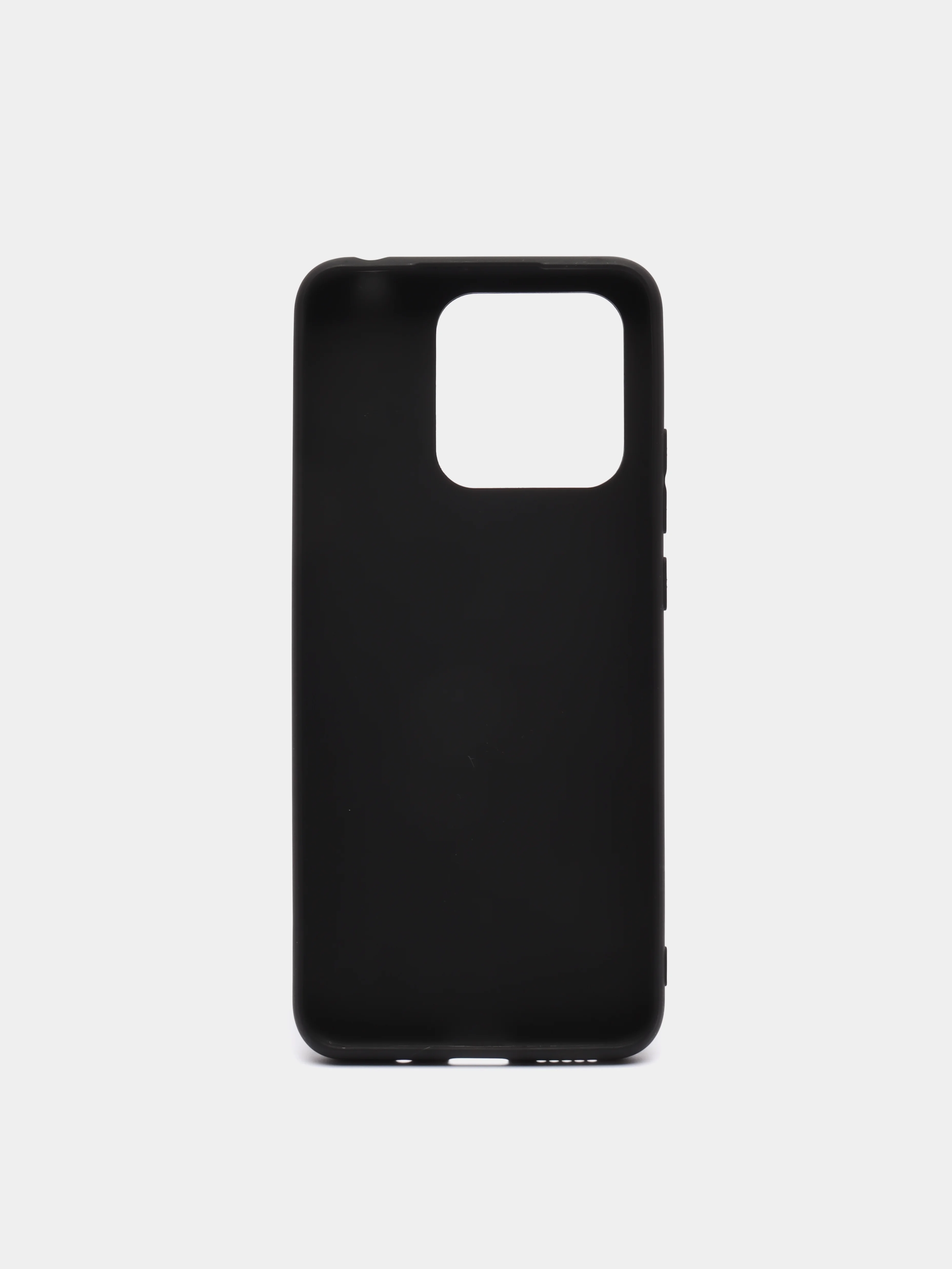 Черный силиконовый однотонный чехол Xiaomi redmi 10C