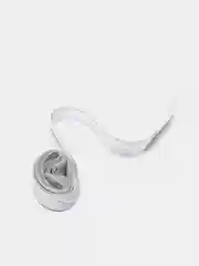 Серебряный косая бейка, парча, ширина 1,5 см, длина 3 м