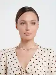 Белый чокер бисер с подвеской разные цвета,цепочка на шею из бисера