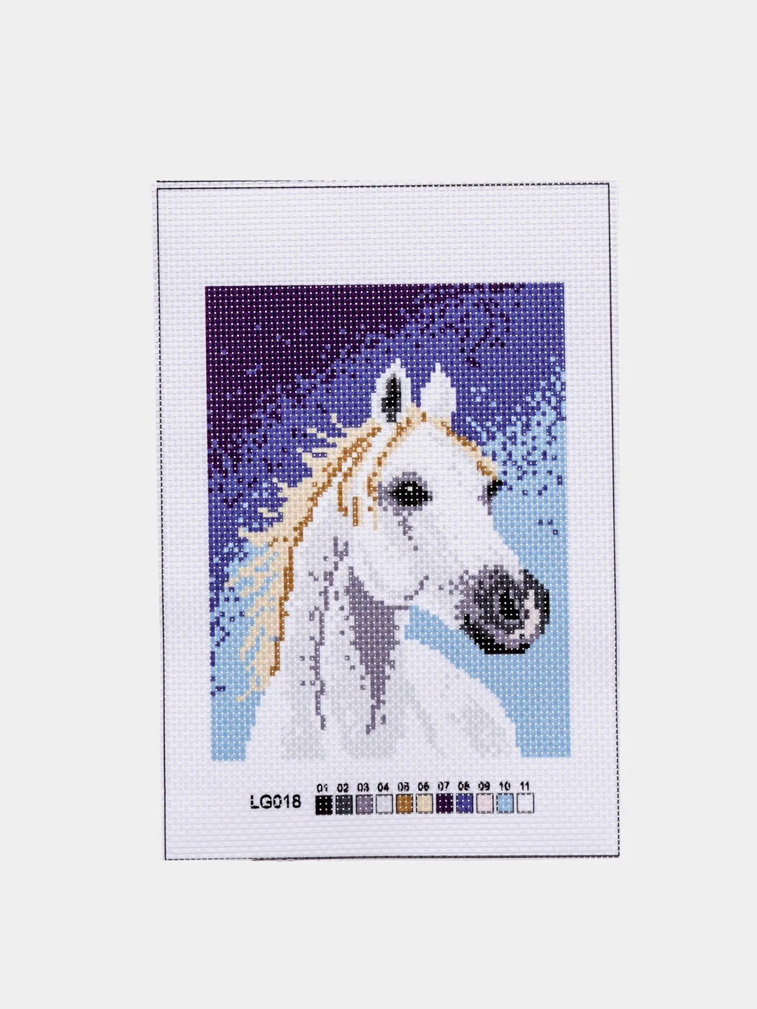 Индиго набор для вышивания "Животные", 10*14 см