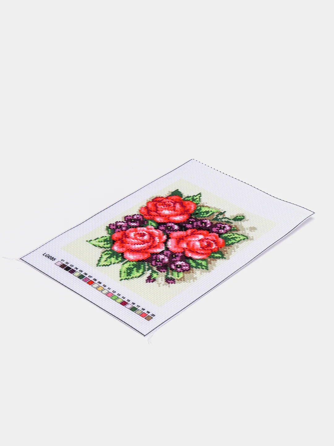 Коралловый набор для вышивания "Цветы", 10*14 см