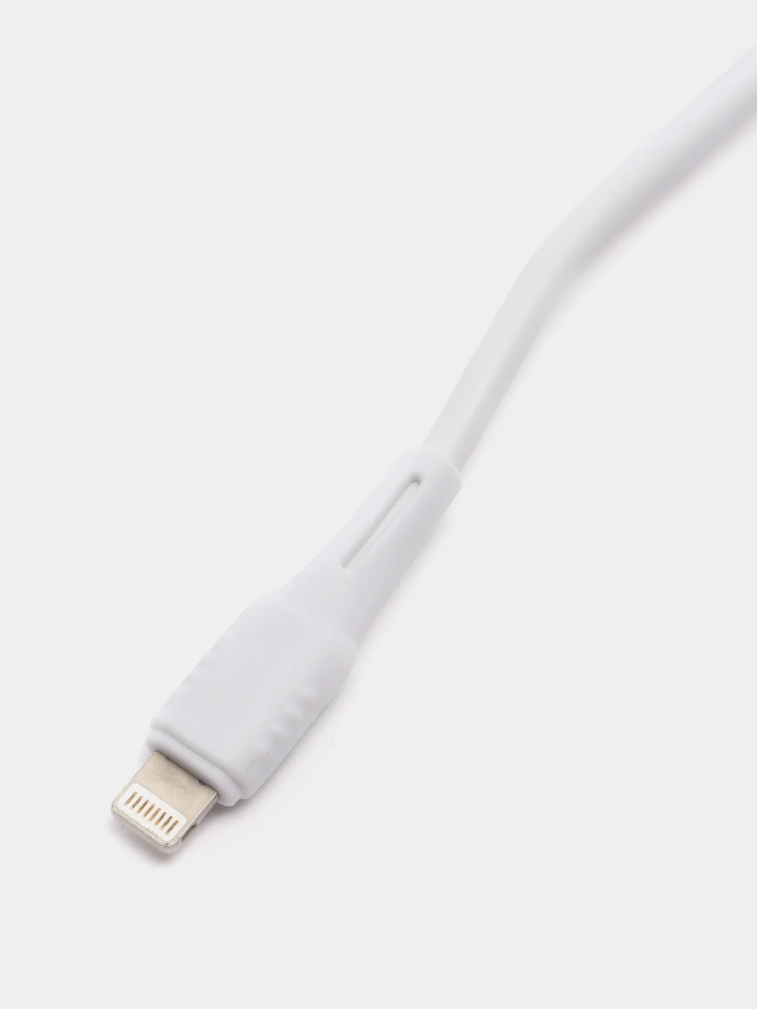 Белый кабель Micro-USB, Type-C, Lightning, ткань, 1 м