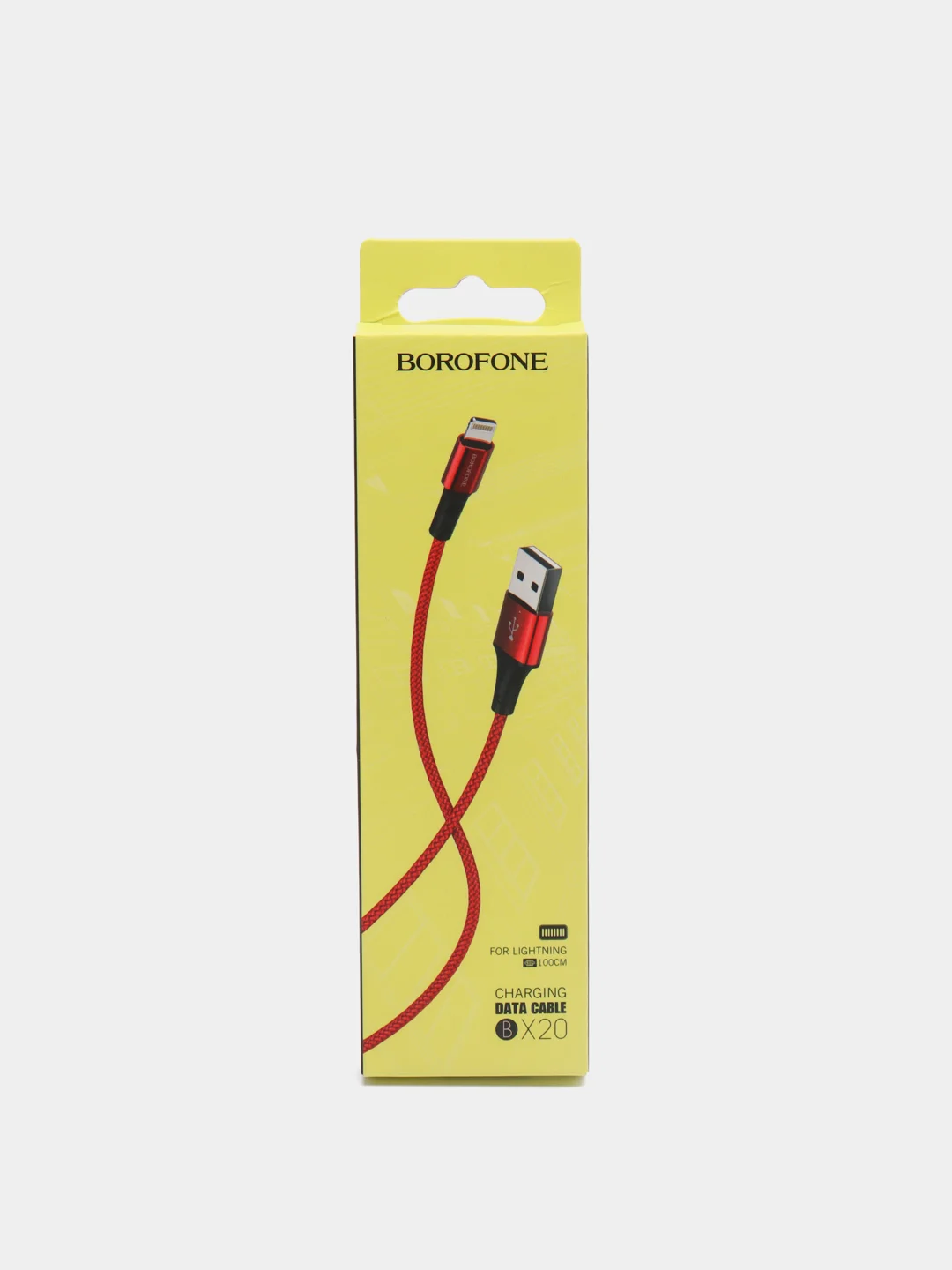 Красный кабель Micro-USB, Type-C, Lightning, ткань, 1 м