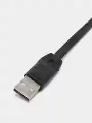 Хром кабель Micro-USB, Type-C, Lightning, ткань, 1 м