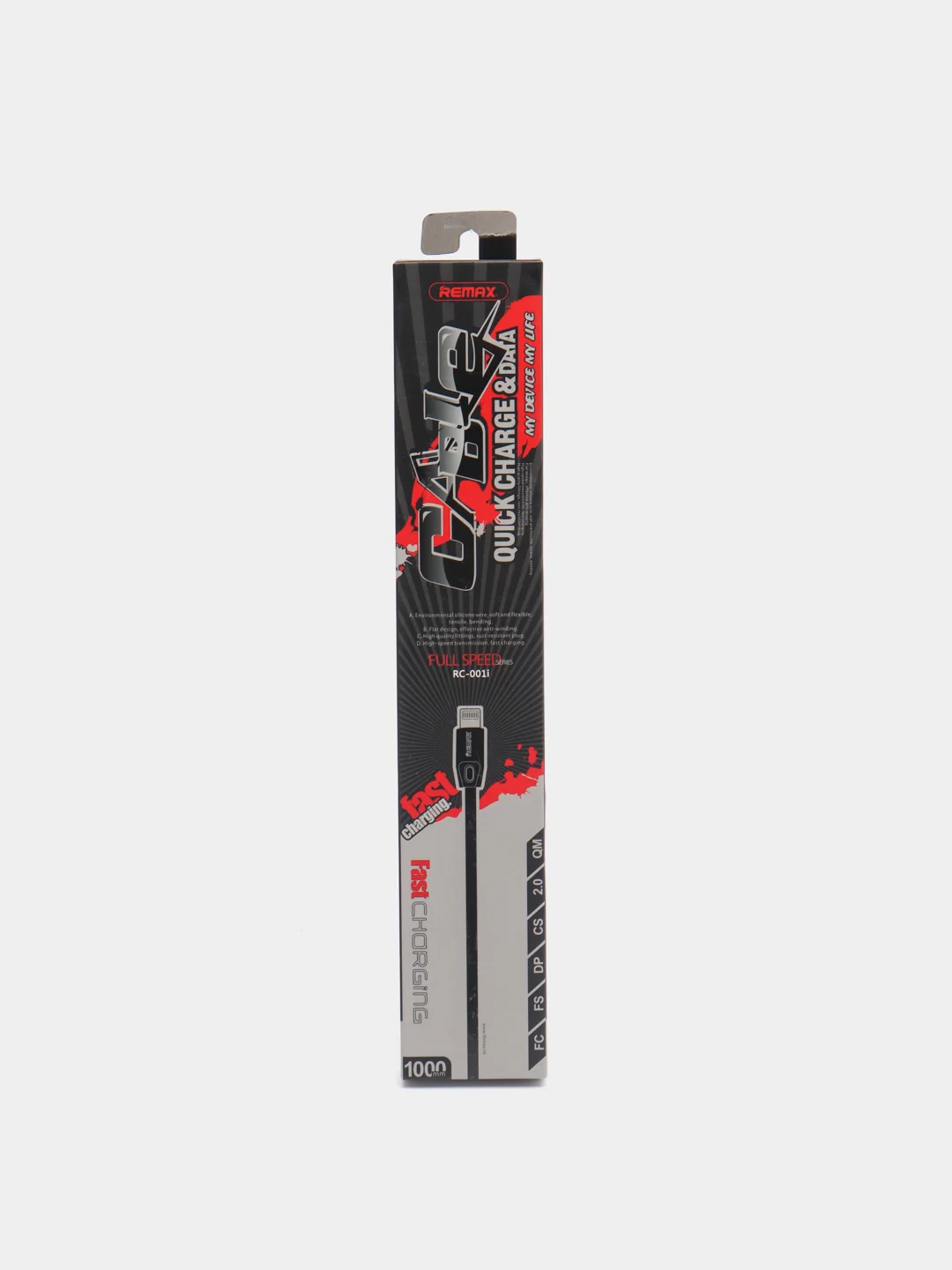Хром кабель Micro-USB, Type-C, Lightning, ткань, 1 м