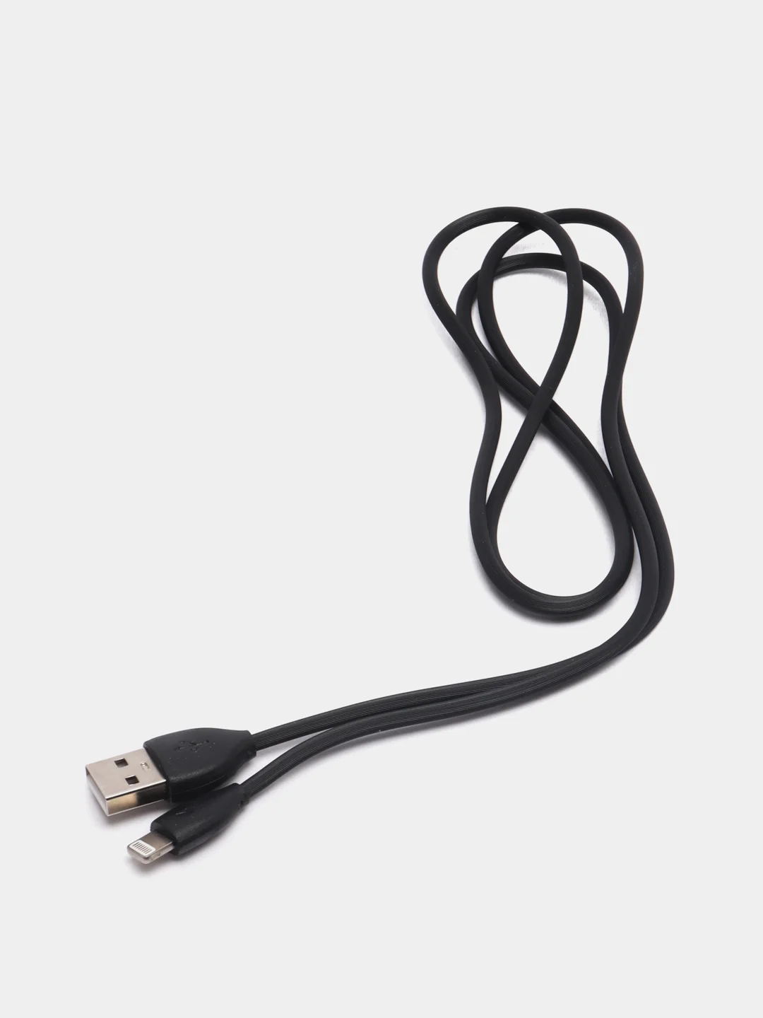 Угольный кабель Micro-USB, Type-C, Lightning, ткань, 1 м