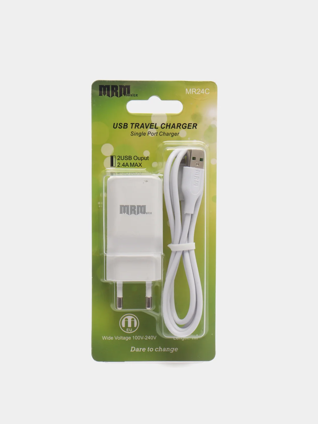 Белый зарядное устройство micro-USB, Lightning, Type-C, с блоком питания