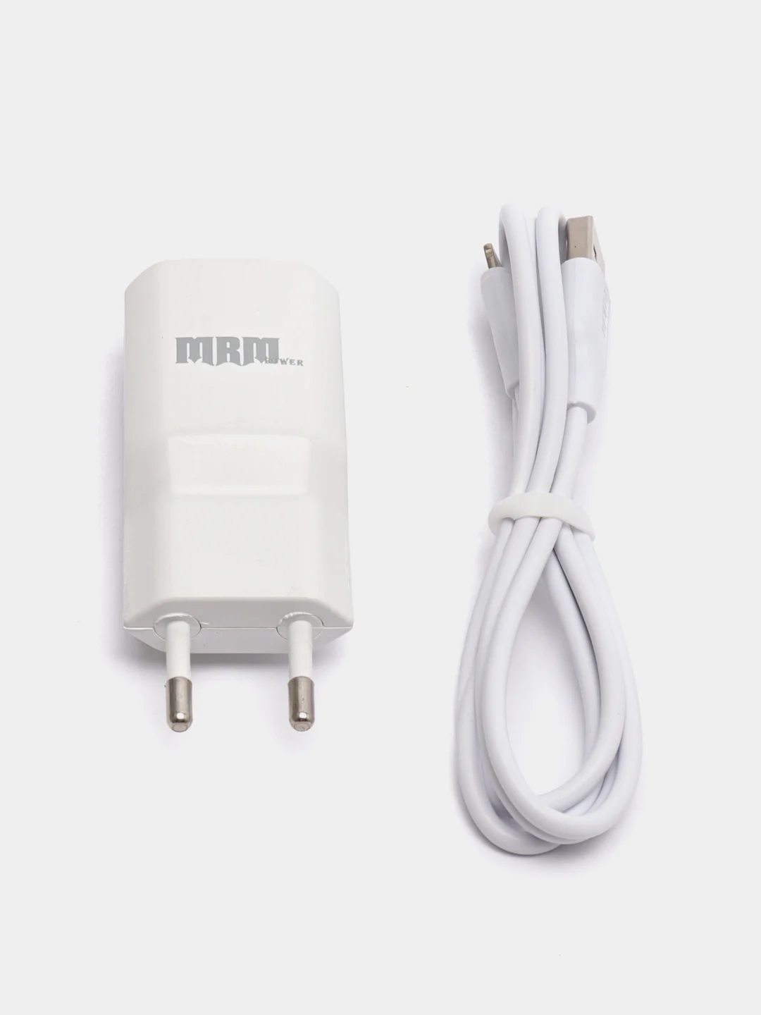 Белый зарядное устройство micro-USB, Lightning, Type-C, с блоком питания