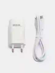 Белый зарядное устройство micro-USB, Lightning, Type-C, с блоком питания