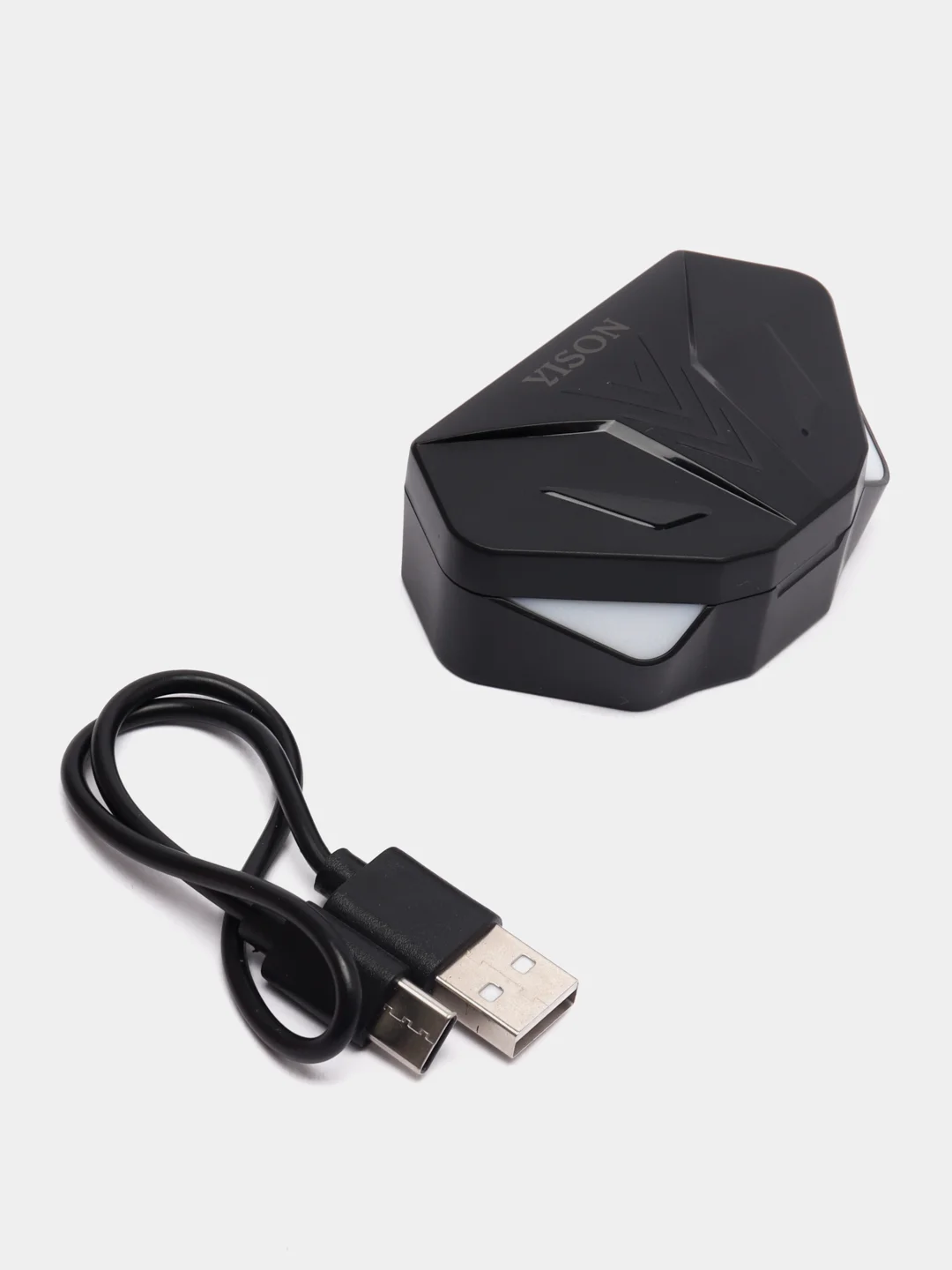 Черный игровые стереонаушники Yison T12 TWS, беспроводные bluetooth-вкладыши для игр, GAMING