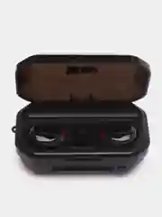 Черный наушники беспроводные TWS More choice BW25S, вакуумные наушники с LED-дисплеем, Bluetooth