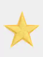 Желтый нашивки звездочки