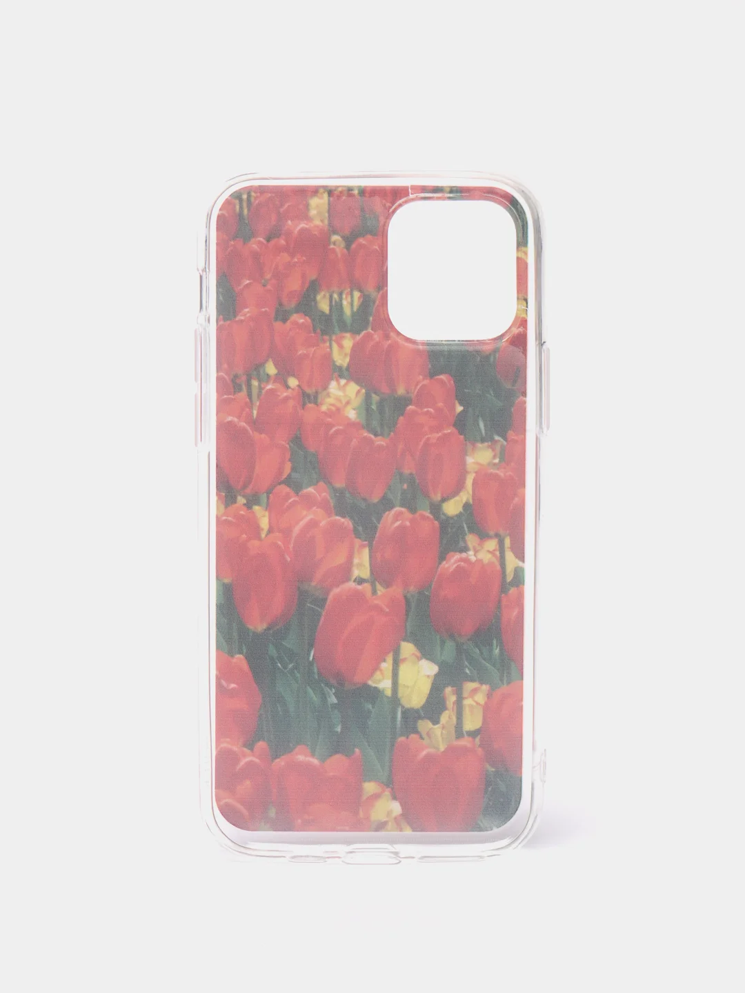 Красный чехол с цветным принтом картинки iPhone 5S/SE/6/6S/7/8/Plus/X/XS/XR/11/12/Mini/Pro/Max