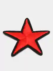 Коралловый меланж нашивки звездочки