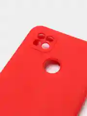 Красный чехол для Xiaomi Redmi 9A/9/9C/9T/NOTE 10 PRO/NOTE 9  силиконовый (Борта чехла прямые NEW)