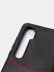 Черный чехол из эко кожи с карманом Xiaomi Redmi K20 Mi 9T 9se CC9 A3 Lite 9 Lite CC9 Pro Note 10