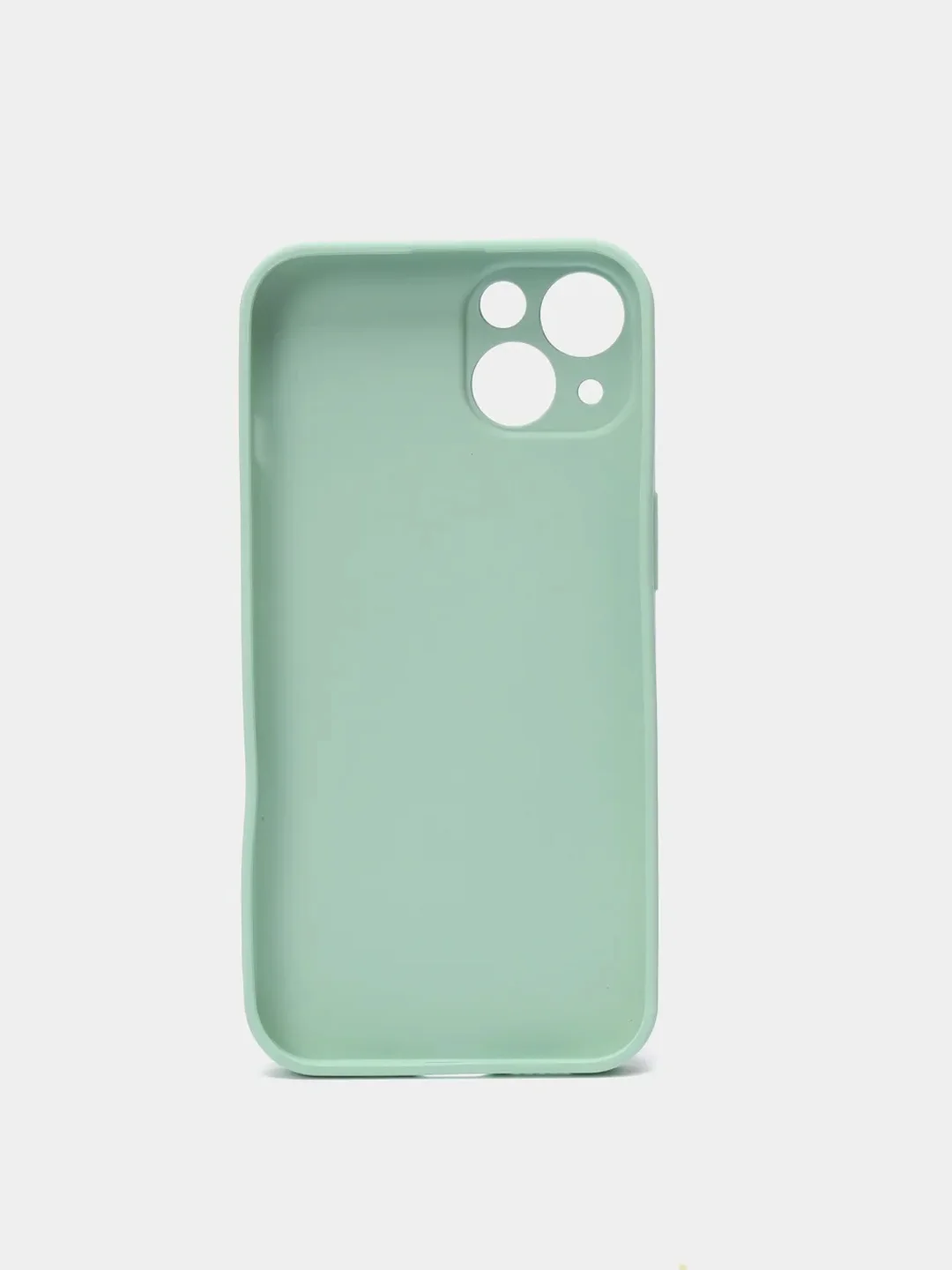 Бирюзовый чехол для Айфон 13, 12, 11 Pro Max, mini, XS, X, XR, 7, 8 Plus со стеклянной панелью