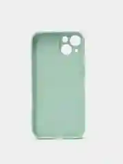 Бирюзовый чехол для Айфон 13, 12, 11 Pro Max, mini, XS, X, XR, 7, 8 Plus со стеклянной панелью
