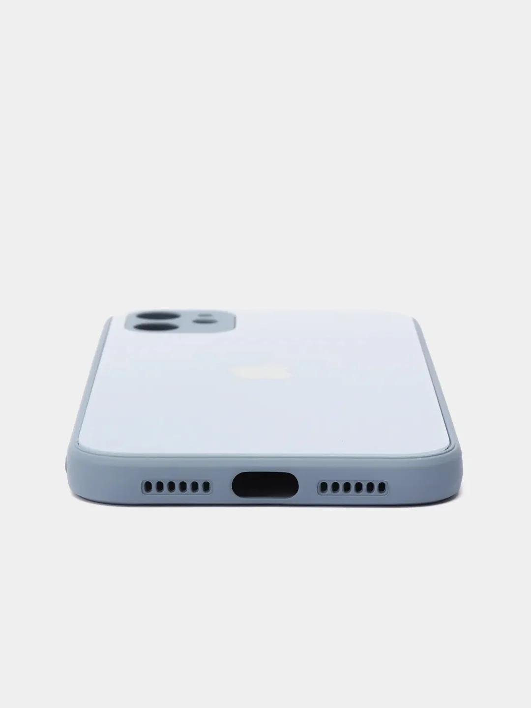 Лавандовый чехол для Айфон 13, 12, 11 Pro Max, mini, XS, X, XR, 7, 8 Plus со стеклянной панелью