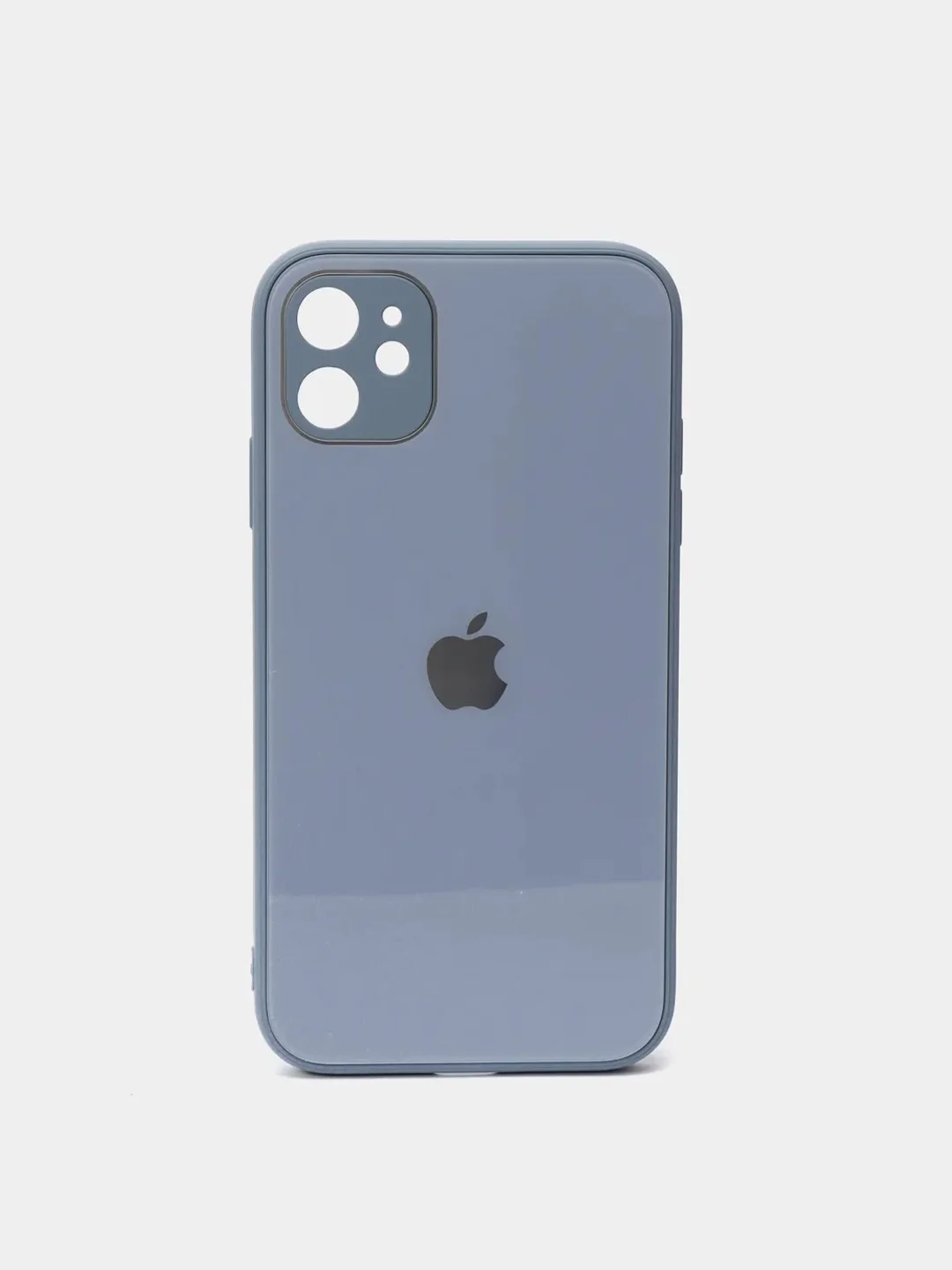 Лавандовый чехол для Айфон 13, 12, 11 Pro Max, mini, XS, X, XR, 7, 8 Plus со стеклянной панелью