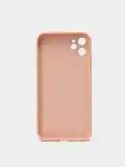 Пудровый чехол для Айфон 13, 12, 11 Pro Max, mini, XS, X, XR, 7, 8 Plus со стеклянной панелью