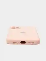 Пудровый чехол для Айфон 13, 12, 11 Pro Max, mini, XS, X, XR, 7, 8 Plus со стеклянной панелью