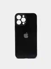 Сиреневый чехол для Айфон 13, 12, 11 Pro Max, mini, XS, X, XR, 7, 8 Plus со стеклянной панелью