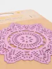 Белый нож вырубной фигурный
